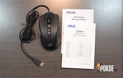 ASUS Cerberus gaming mouse and mousepad review - Pokde.Net