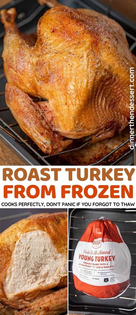 Roast Turkey from Frozen Recipe - Dinner, then Dessert