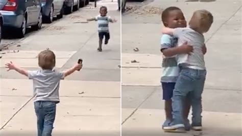 Video of Hugging Toddler Best Friends Goes Viral