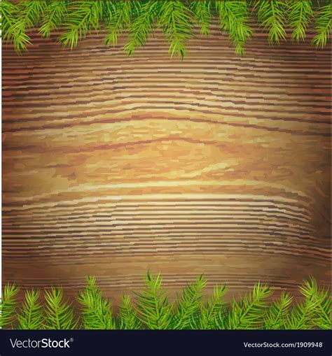 Xmas wood background Royalty Free Vector Image