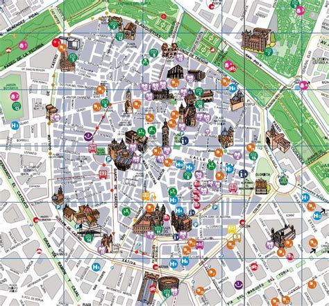 Valencia Tourist Attractions Map