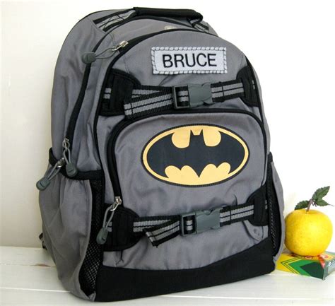 Personalized Kids Backpack Large Size Batman