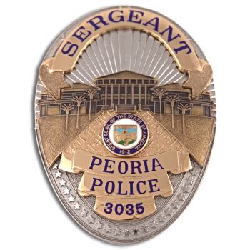 Peoria Police Dept - ER Badge