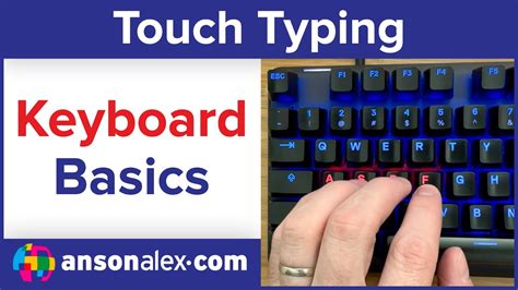 Typing Tutorial: Beginner Keyboard Skills - YouTube