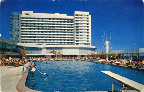 Florida Memory - The Deauville in Miami Beach viewed from the swimming ...