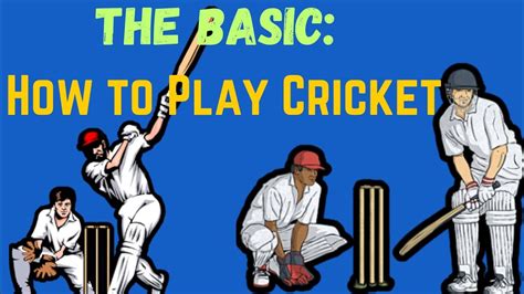 The Basic: How to play cricket. Tips and Tricks for Newcomers. - YouTube