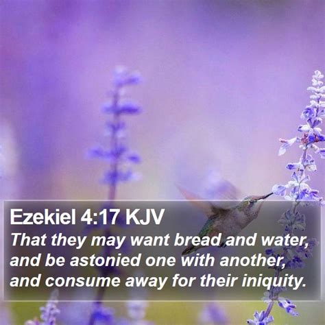 Ezekiel 4 Scripture Images - Ezekiel Chapter 4 KJV Bible Verse Pictures