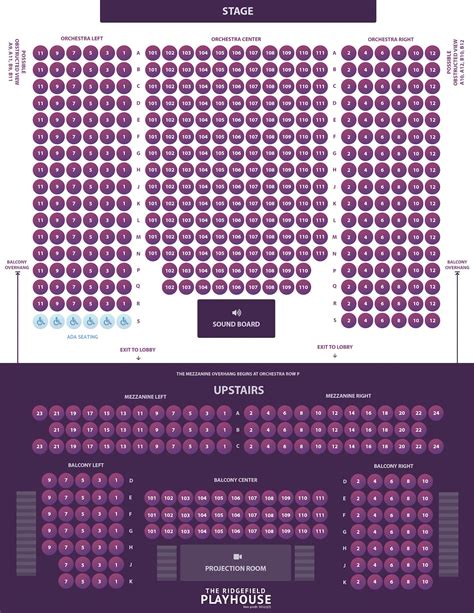 Seating Charts | Ridgefield Playhouse