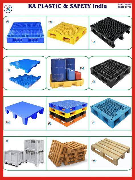 Reversible Plastic Pallets, For Material Handling, Capacity: Static ...