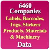 Stickers Manufacturer, Barcode Exporter & Tags Supplier Companies Database, Directory