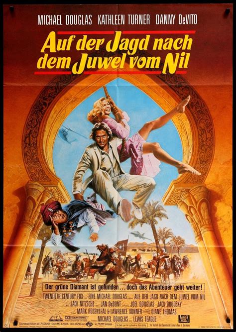 Jewel of the Nile (1985) | Romancing the stone, Movie posters vintage, Movie posters