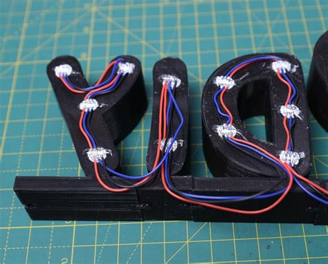 DIY 3D Printed LED Sign Board : 17 Steps (with Pictures) - Instructables