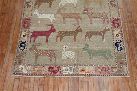 Goat Deer Animal Persian Gabbeh Rug No. 31500 - J&D Oriental Rugs Co ...