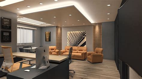 Manager's Office Interior Design in New Cairo