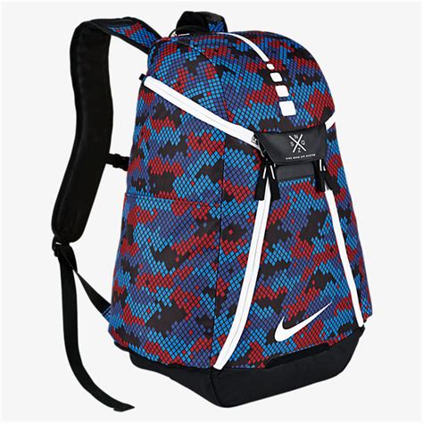 Nike Hoops Elite Max Air Team 2 Graphic Backpack Blue Red Black ...