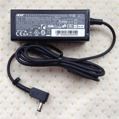 New adapter Acer 45W 19V 2.37A 3.0*1.1mm Laptop Charger for Aspire ...