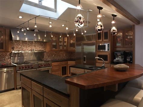 Kitchen Kitchen Square Track Lighting For Vaulted Ceiling With Skylight ...