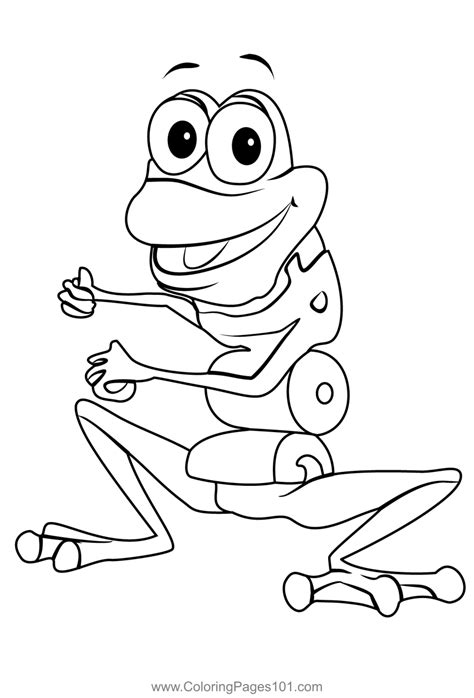 Frog From Wordworld Coloring Page for Kids - Free WordWorld Printable ...