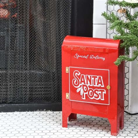 DIY Santa Mailbox from Cereal Boxes • Crafting my Home