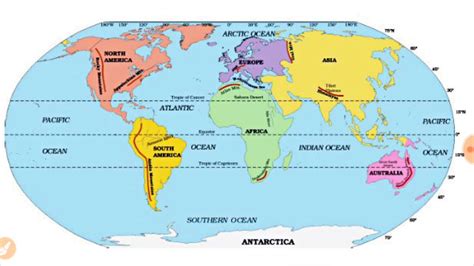 CONTINENTS AND OCEANS OF THE WORLD - YouTube