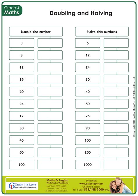 Doubling Diamond Free Printable Worksheet Free Printa - vrogue.co