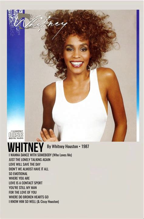 whitney | Whitney houston albums, Whitney album, Whitney houston