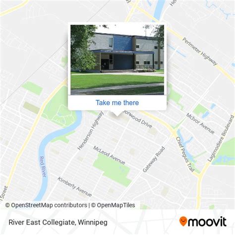 How to get to River East Collegiate in Winnipeg by bus?