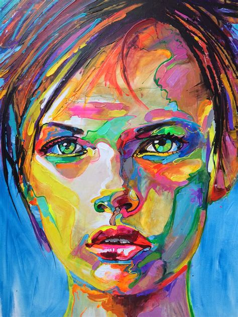 Love this paint Oil Painting Portrait, Abstract Portrait, Abstract Art Painting, Portrait ...