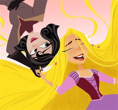 i love cassandra and rapunzel so so much they're always my favorite ones to draw ☀️(Tangled the ...