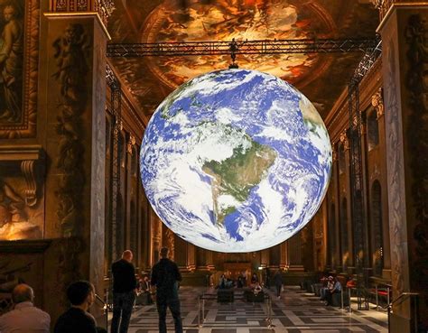 Gaia: Illuminated Model Of Earth Arriving In Greenwich In 2021