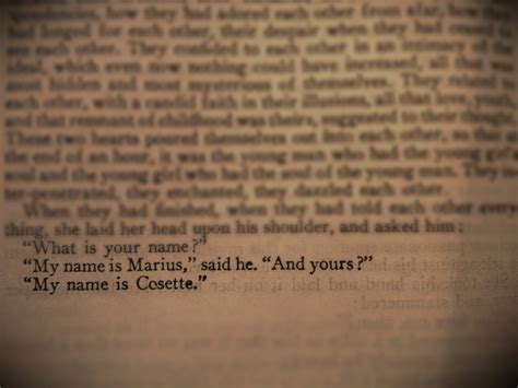 Les Miserables, Marius and Cosette quote | Les miserables, 2012 movie, Musicals