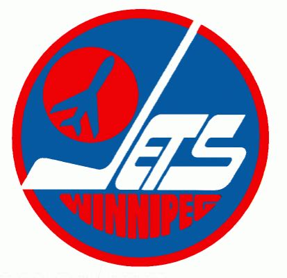 Winnipeg Jets hockey logo from 1977-78 at Hockeydb.com