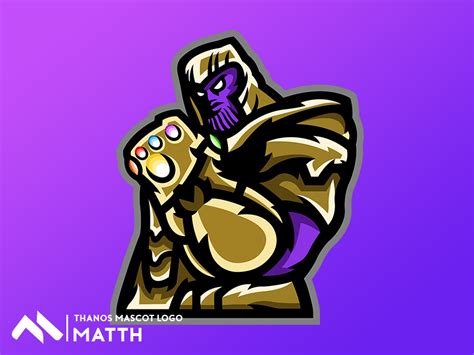 Thanos Mascot logo by Matt H on Dribbble