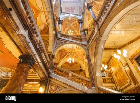 Scotland, Glasgow, George Square, Interior View of Glasgow City Stock ...