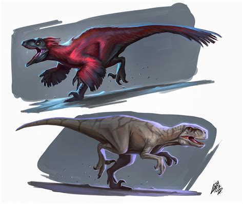 ArtStation - PYRORAPTOR / ATROCIRAPTOR - JURASSIC WORLD DOMINION