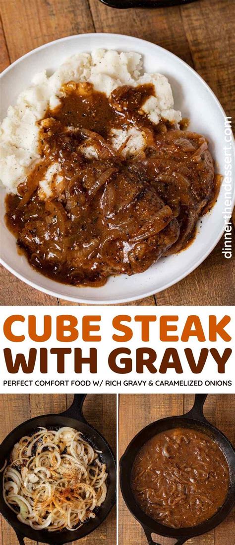 Easy Cube Steak with Gravy Recipe [VIDEO] - Dinner, then Dessert