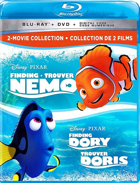 FINDING NEMO/FINDING DORY 2-MOVIE COLLECTION [Blu-ray] (Bilingual ...