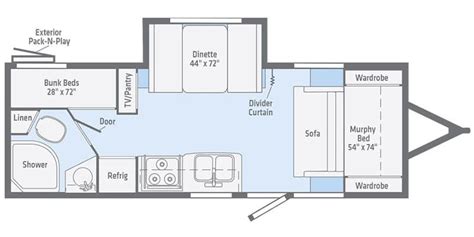 Minnie Winnie Sizes Floor Plan