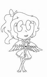 Alice Angel Pages Coloring sketch template