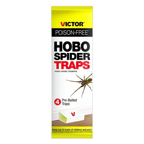 Victor Poison-Free Hobo Spider Pre-Baited Traps (4-Pack)-M293 - The ...