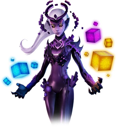 Fortnite - Cube Queen skin concept PNG by F0RSPOKEN on DeviantArt