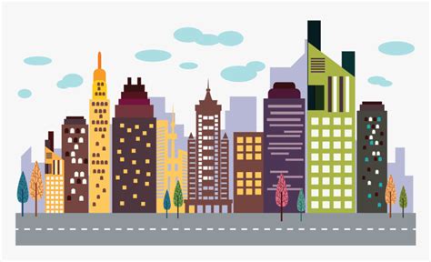 City Building Clipart, HD Png Download - kindpng