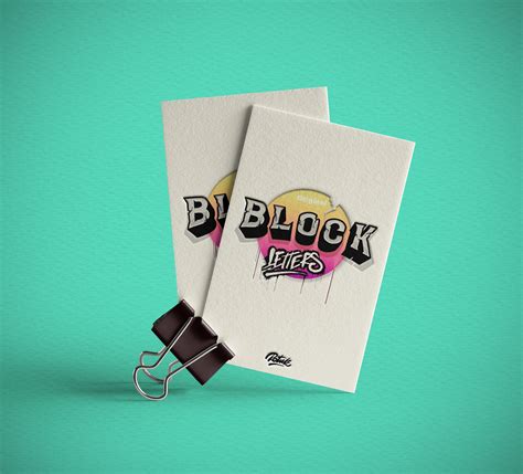 Block letters - Logo on Behance