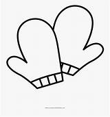 Mittens Coloring Page  Luva Desenho Para Colorir Free Transparent sketch template