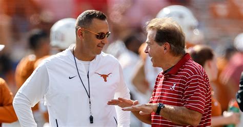 Steve Sarkisian Quotes Nick Saban After Praise, Says Texas Must Avoid ...