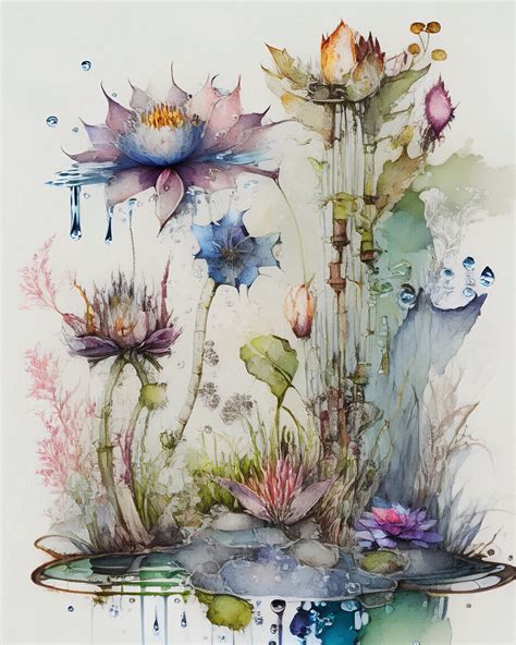 Sketches of Aquatic Plants by Omron on DeviantArt