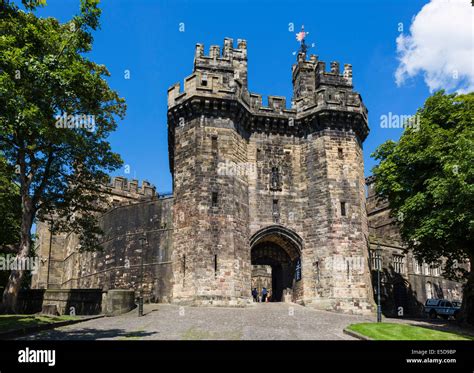 Entrance Gate Lancaster Castle Lancashire High Resolution Stock ...