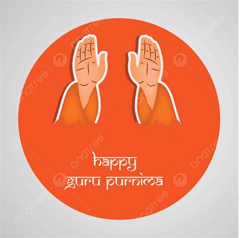 Illustration Of Hindu Festival Guru Purnima Background Pray Day Poster Vector, Pray, Day, Poster ...