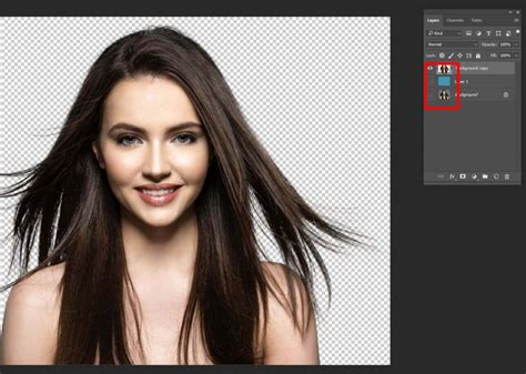 How to remove background from hair in photoshop 2022