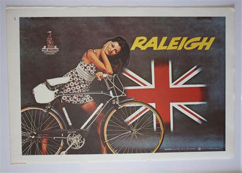 Original vintage bicycle poster taken from 100 years of | Etsy